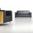 Novara Designer 2 Seater Leather Lounge