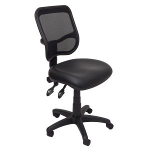 Vista EM300 Ergonomic Black PU Chair