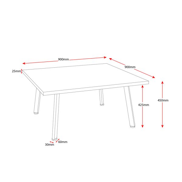 Eternity Square Coffee Table 900 Eternity Square Coffee Table 900