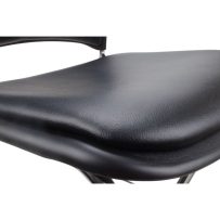 Eve PU Black Visitor Chair