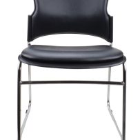 Eve PU Black Visitor Chair