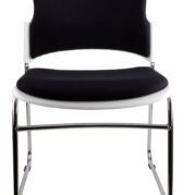 Eve Visitor Chair Black and White - Check Stock*
