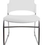 Eve Visitor Chair - All White Check Stock*