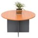 Round Meeting Table 1200 with Cross Base - 5 Colours