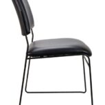 ST Vista Visitor Chair in PU Black