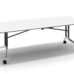 Rapid Folding Boardroom Table 2400 - Driftwood