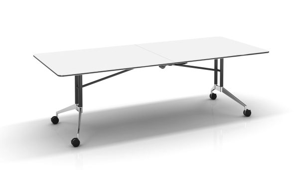 Rapid Folding Boardroom Table 2400 - Driftwood Rapid Folding Boardroom Table 2400 - Driftwood