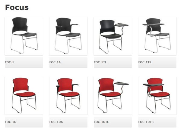 Focus Upholstered Tablet Arm Chair Focus Upholstered Tablet Arm Chair