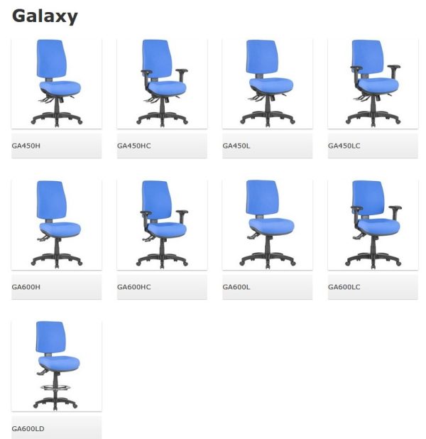 Galaxy 600 Upholstered Task Chair - 2 Options Galaxy 600 Upholstered Task Chair - 2 Options