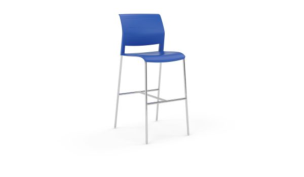Game Bar Stool PP Shell - 7 Colours