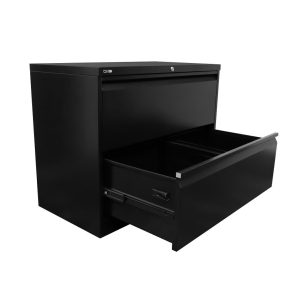 Go Heavy Duty Lateral Filing Cabinet 2 Drawer - 2 Colours