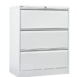 Go Heavy Duty Lateral Filing Cabinet 3 Drawer - 2 Colours