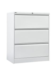 Go Heavy Duty Lateral Filing Cabinet 3 Drawer - 2 Colours