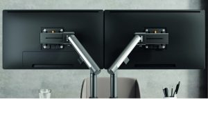 Glider Premium Double Monitor Arms