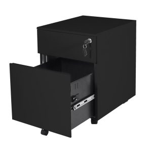 Low Metal Mobile Pedestal 2 Drawers