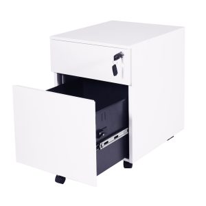 Go Mini Metal Mobile Pedestal 2 Drawers - 2 Colours