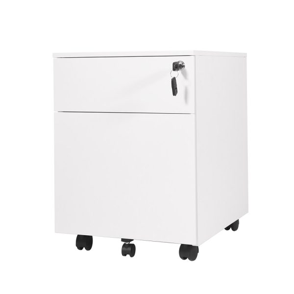Go Mini Metal Mobile Pedestal 2 Drawers - 2 Colours Go Mini Metal Mobile Pedestal 2 Drawers - 2 Colours