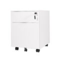 Low Metal Mobile Pedestal 2 Drawers 