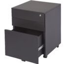 GO Metal Mobile Pedestal with Lock 460W - 4 Colours