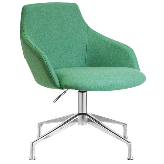 Gold Breakout Tub Chair - Aluminium Star base Gold Breakout Tub Chair - Aluminium Star base