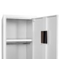 Zip Single Door Metal Storage Locker - 2 Colours