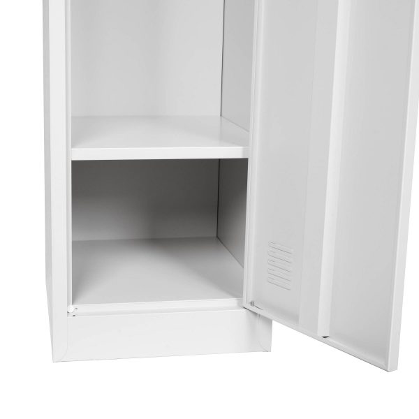 Zip Single Door Metal Storage Locker - 2 Colours Zip Single Door Metal Storage Locker - 2 Colours