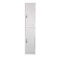 Zip 2 Door Metal Storage Locker - 2 Colours