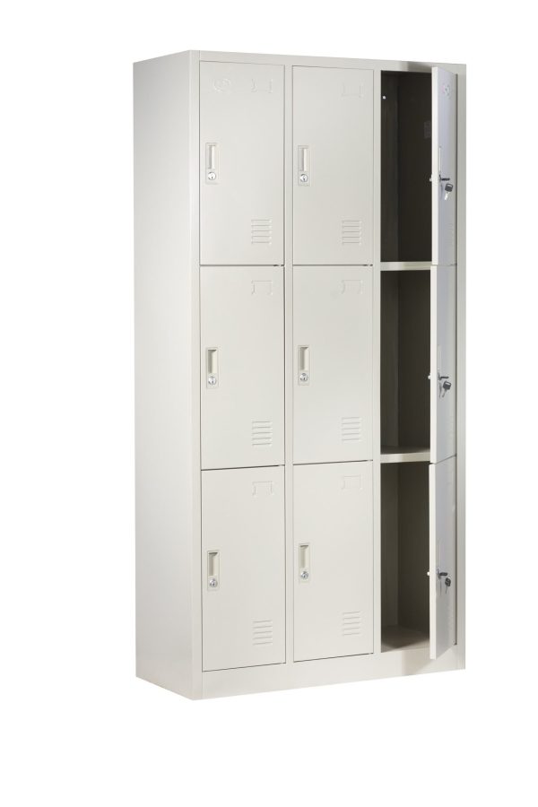 Zip 9 Door Metal Storage Locker 