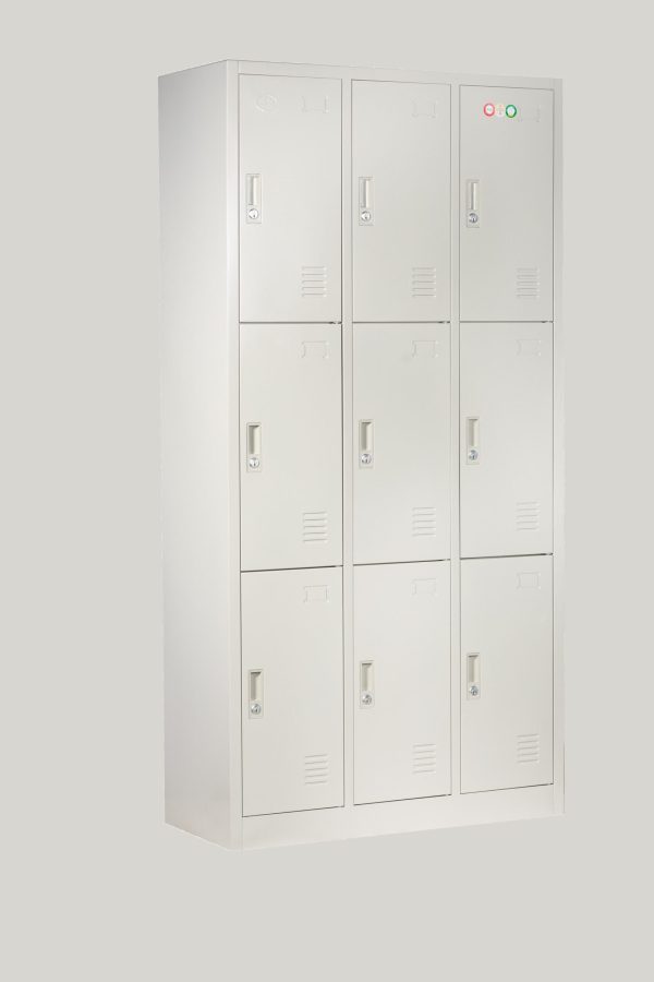 Zip 9 Door Metal Storage Locker 