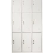 Zip 9 Door Metal Storage Locker 