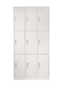 Zip 9 Door Metal Storage Locker 