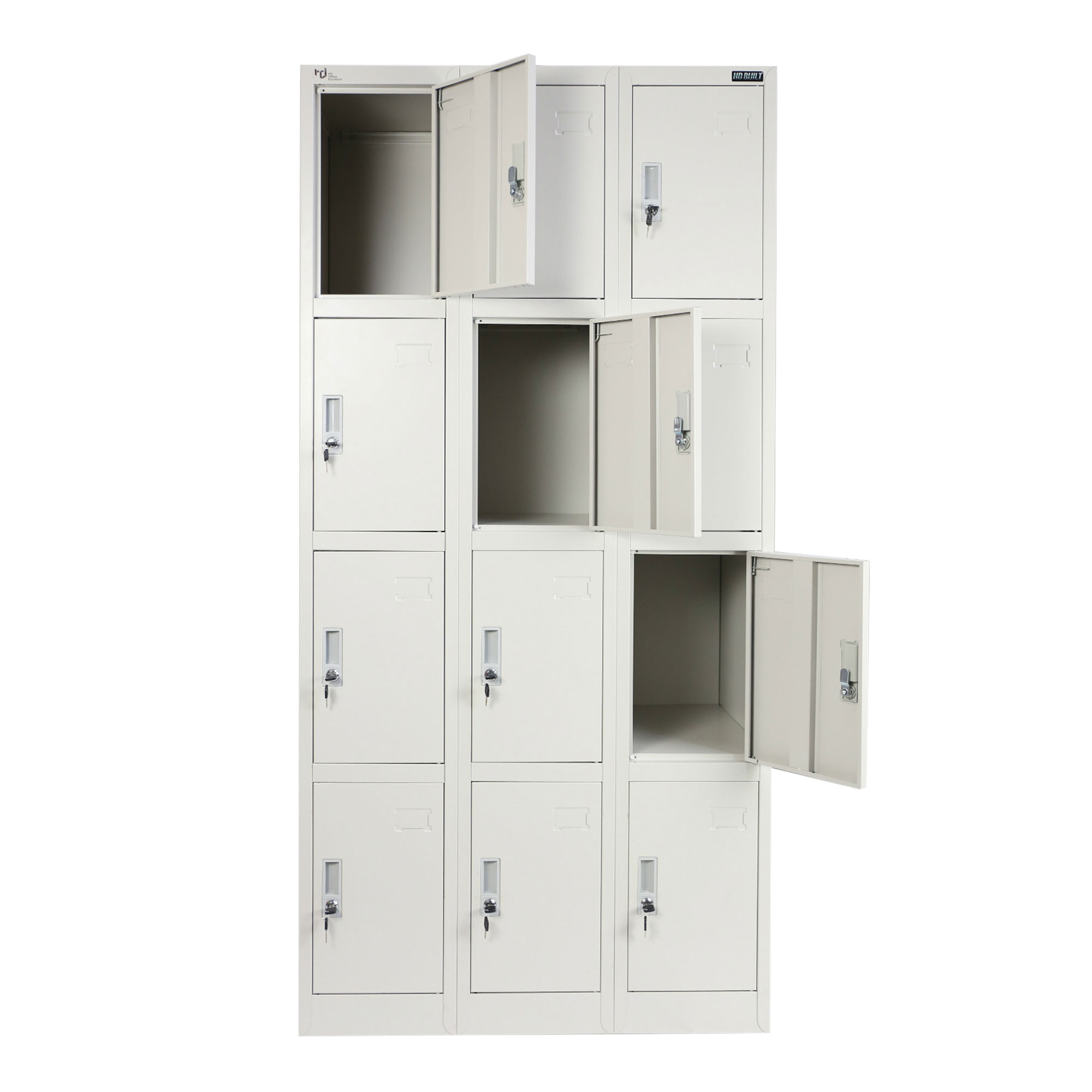 Zip 12 Door Metal Storage Locker