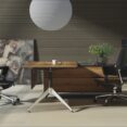 Novara Zebrano Round Meeting Table 900