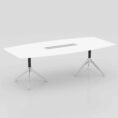 Potenza Premium Boardroom Table WHITE - 2 Options