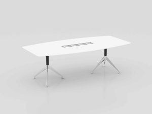 Potenza Premium Boardroom Table WHITE - 2 Options