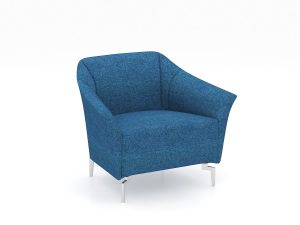 Venice Fabric Reception Lounge - 3 Seater