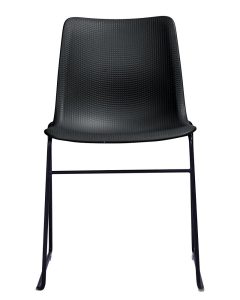 Lumin visitor Chair All Black - Check Stock*