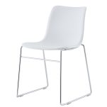Lumin Visitor Chair White - Check Stock*