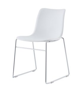 Lumin Visitor Chair White - Check Stock*