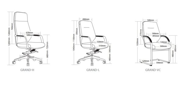 Grand High Back Executive Chair - Check Stock* Grand High Back Executive Chair - Check Stock*