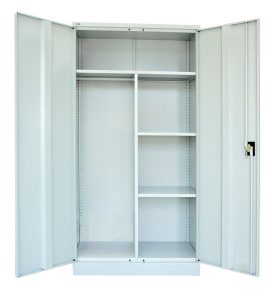 Go Heavy Duty Steel Wardrobe Unit - 1830H