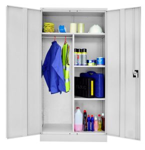 Go Heavy Duty Steel Wardrobe Unit - 1830H