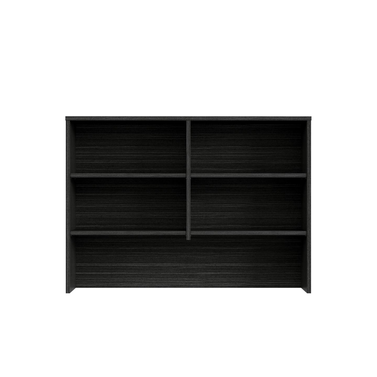 Desk Hutch 1500 - Blackened Linewood