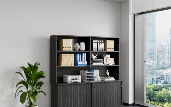 Wall Unit 1800 - Blackend Linewood 