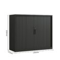 Max Tambour Door Cabinet 1200W - 3 Sizes