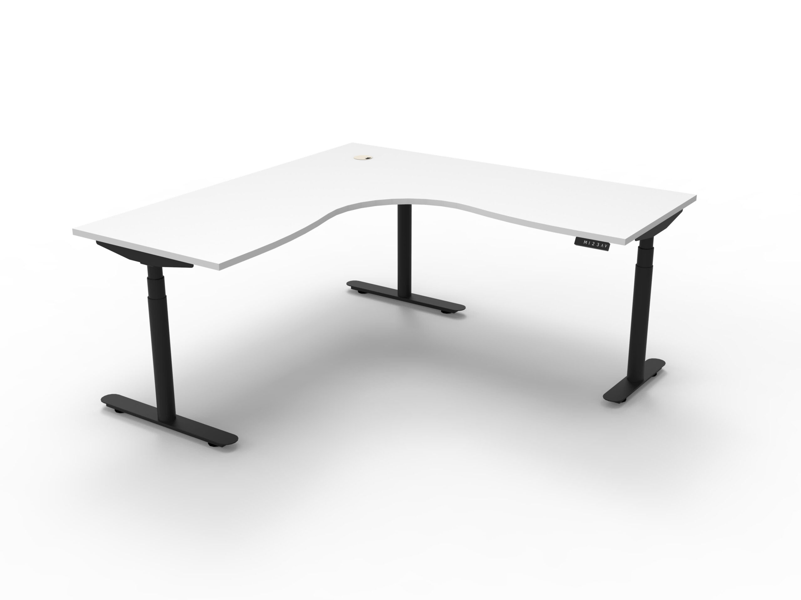 HALO+ Electric Height Adjustable Corner Workstation - 15x15