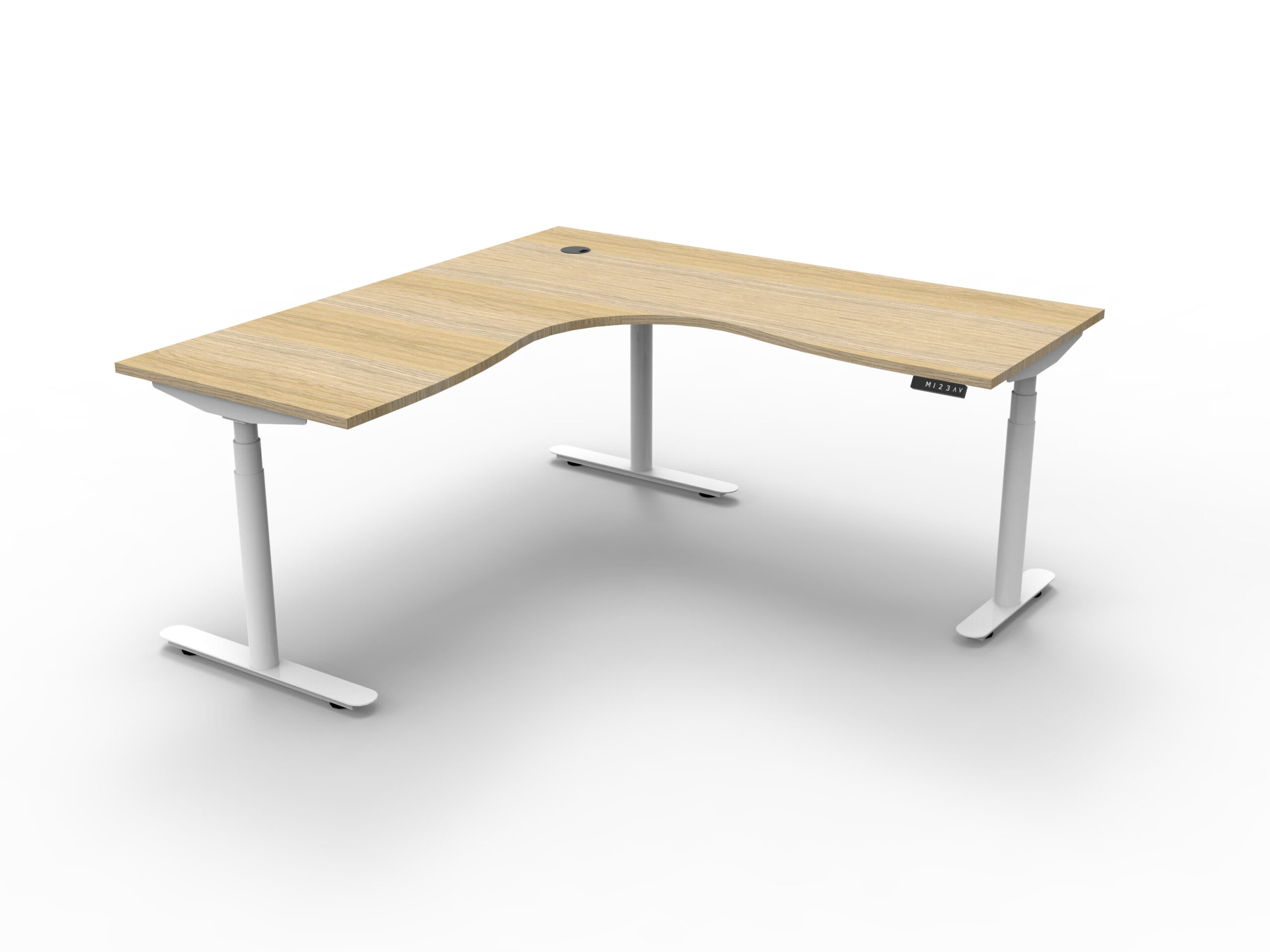 HALO+ Electric Height Adjustable Corner Workstation - 18x18