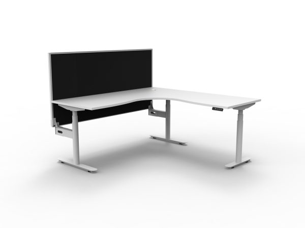 HALO+ Electric Height Adjustable Corner Workstation - 18x15 HALO+ Electric Height Adjustable Corner Workstation - 18x15