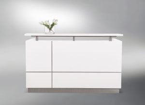 HUGO White 2 Pack Reception Counter 1800