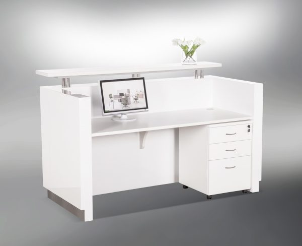 HUGO White 2 Pack Reception Counter 1800 HUGO White 2 Pack Reception Counter 1800